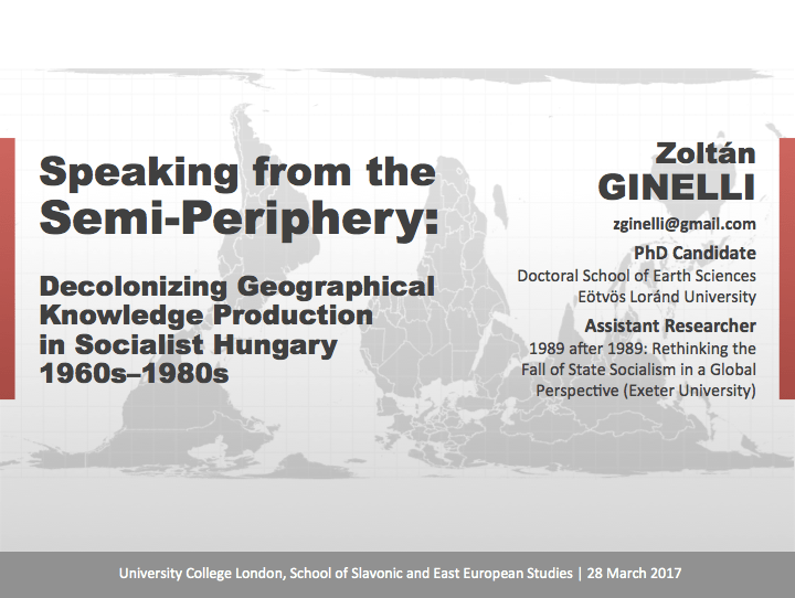 speaking from the semiperiphery